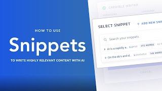 How To Use Snippets To Write Highly Relevant Content - Katteb