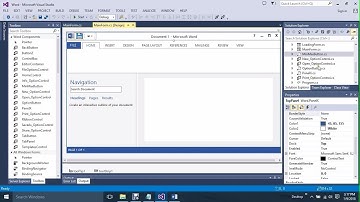 Microsoft Office UI Design C# Windows Forms Visual Studio