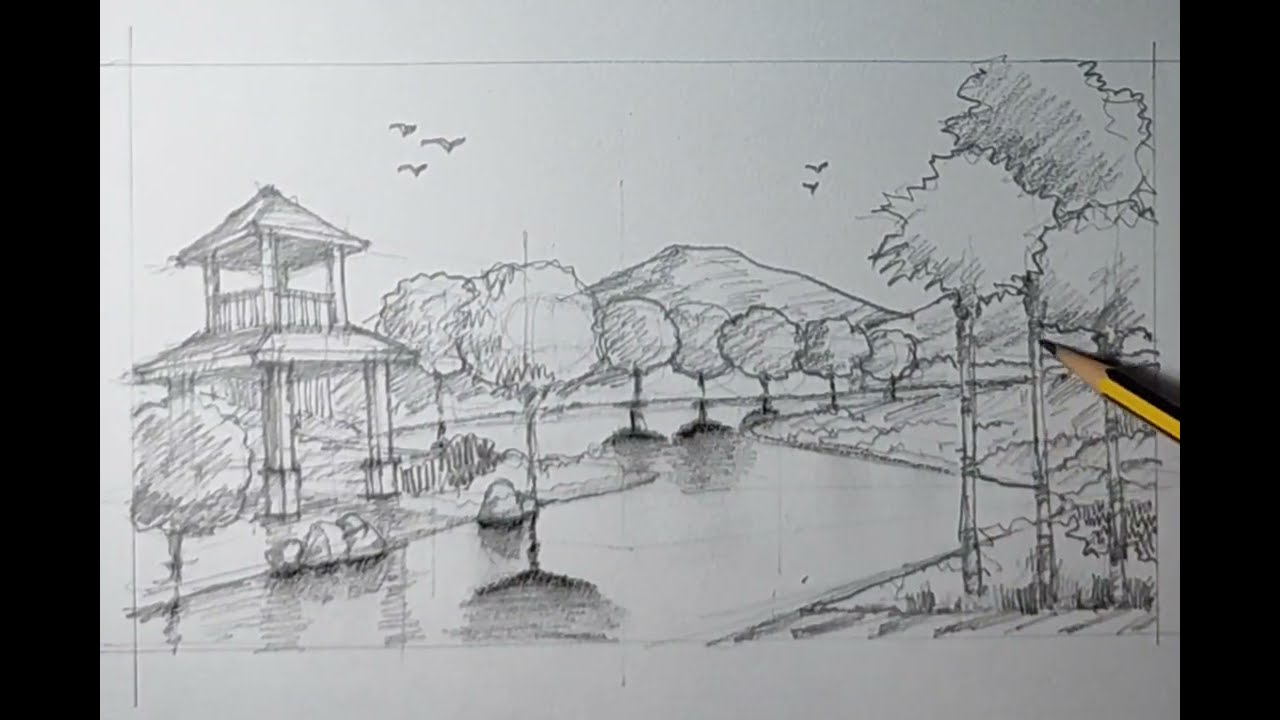 landscape perspective drawing tutorial 