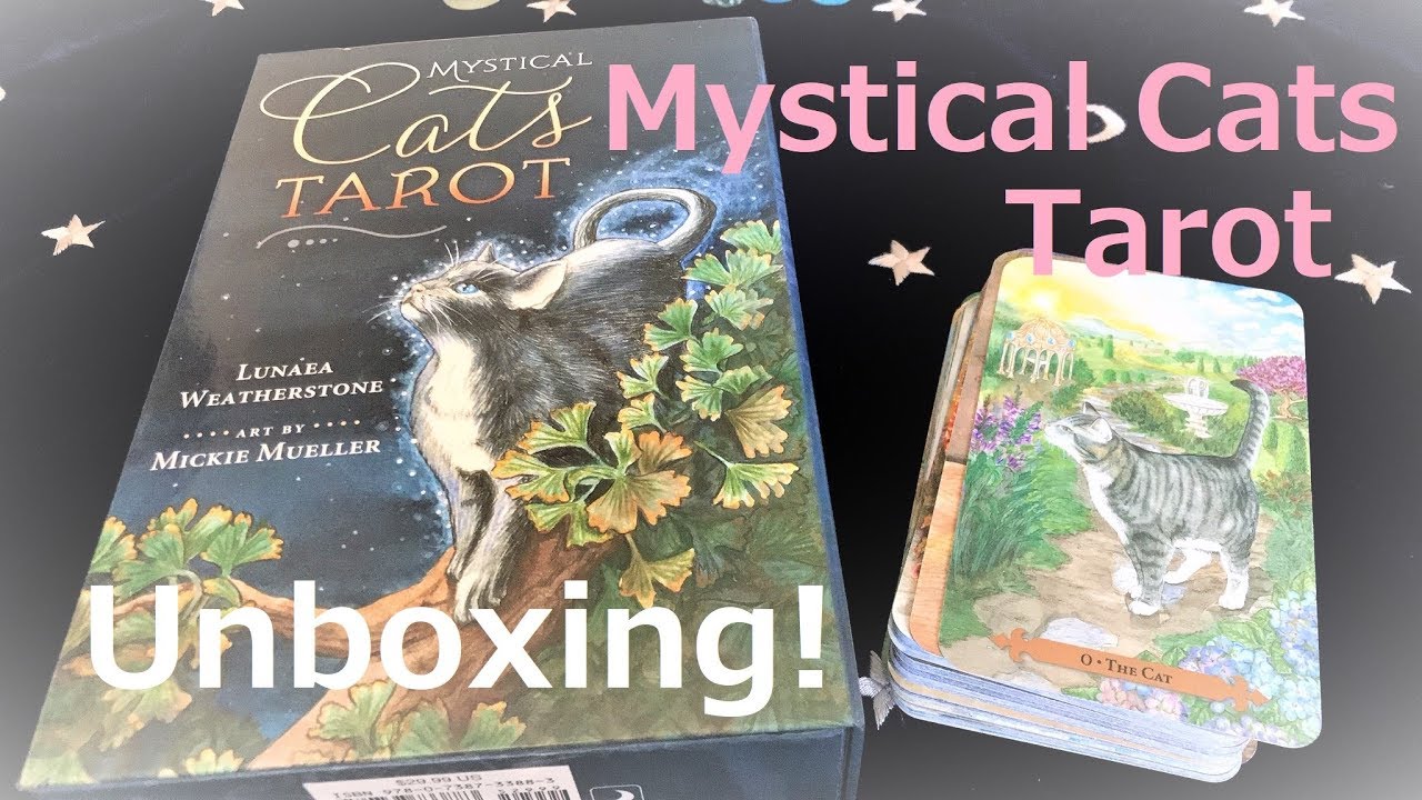 ⭐開封動画⭐ミスティカルキャッツタロット🐈 Mystical Cats Tarot Unboxing and Flip-Through