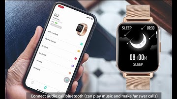How to use LIGE BW276 smartwatch with install software and connect bluetooth?