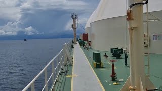 Deck Tour of LNG Tanker