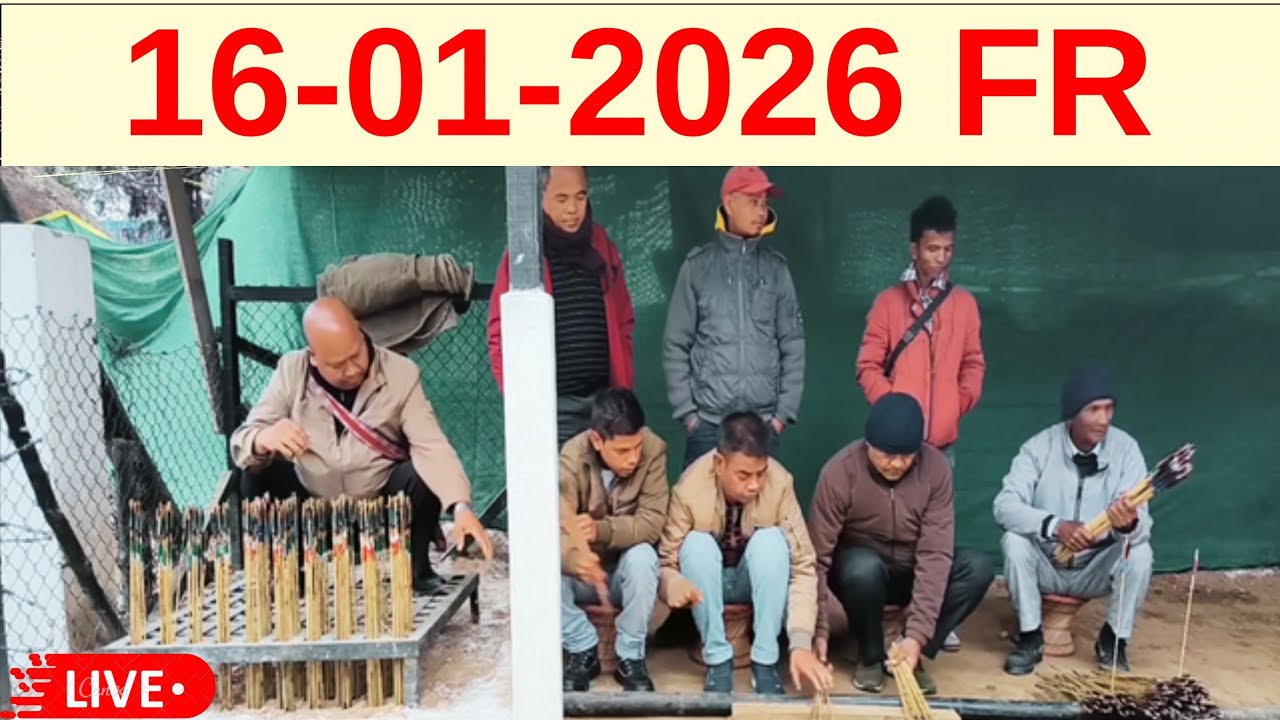 Shillong Teer Live FR 16-01-2026@Khasi Hills Archery Sports Institute@Shillong Teer Result 1st Round