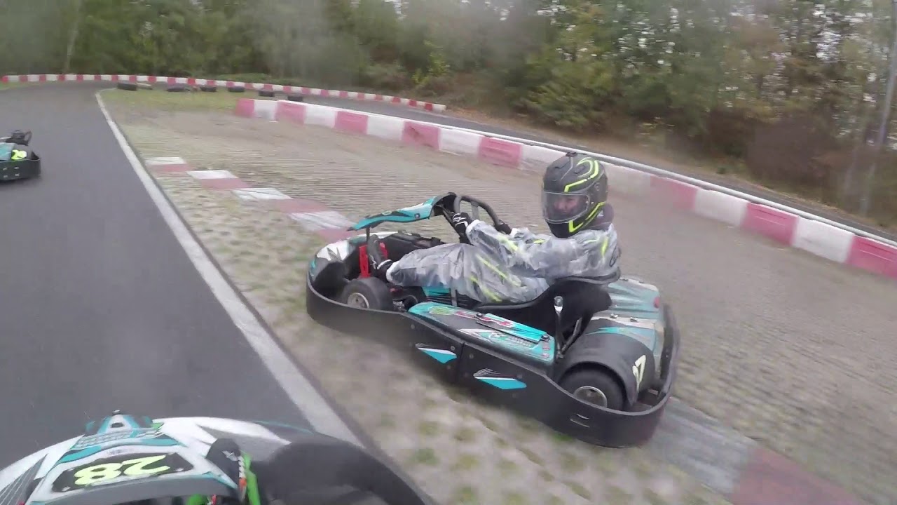 Training at kart track Oldenzaal - RAINY CONDITIONS