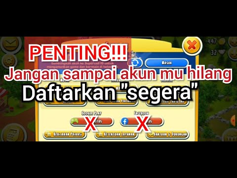 Apa itu supercell id ? Dan cara menyambungkan nya ke akun Hay day | Hay day #81