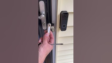 Changing out an old doorbell is only two wires! #shorts #home #diy