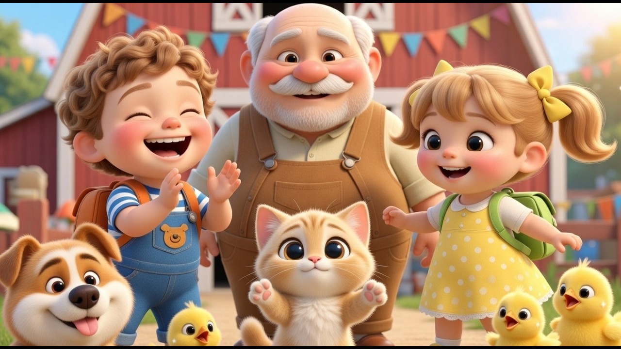 Ali Baba’nın Çiftliği 🐮🐑🦆 | Hayvan Sesleri + Dans | Eğitici Çocuk Şarkısı