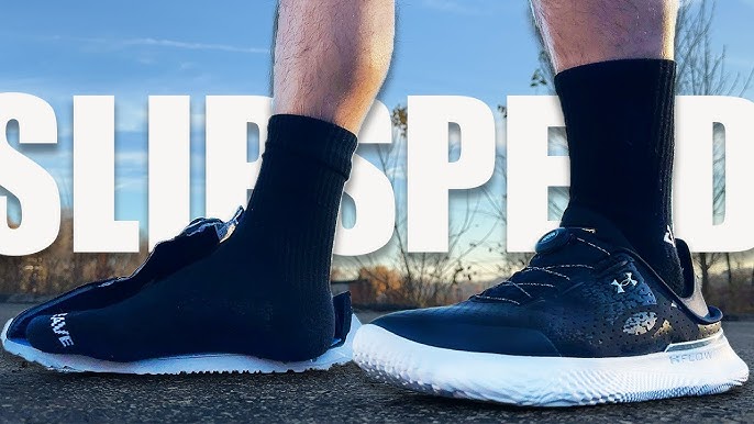 This Shoe Can TURN INTO A SLIPPER! UA SlipSpeed Review! 