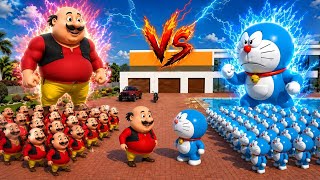 😱 Doraemon Gang Vs Motu Gang 🔥Kaun Jeetega? Indian Theft Auto Simulator 