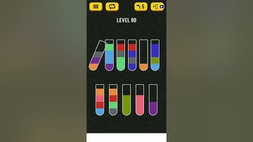 water sort puzzle level 80 | walkthrough solution| Mini Gamer World