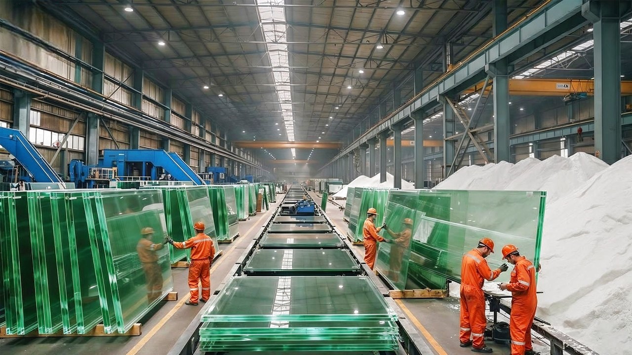 Como é Feito: VIDRO LAMINADO que Protege MILHÕES de Para-brisas - Da Areia aos Arranha-céus