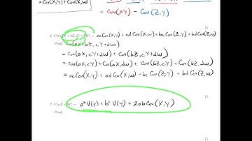 Multivariable Calculus and Probability 7.6 Covariance, Variance, and Correlation (9 of 11)