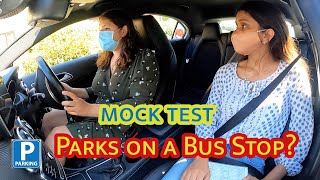 Learner Parks on a BUS STOP during Mock Test | First Mock Test | Isleworth test centre London