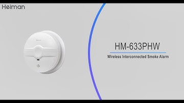 Wireless Interconnected Smoke Alarm HM-633PHW