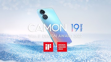 TECNO CAMON 19 Series have won the iF DESIGN AWARD 2022