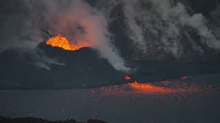 Hawaii Kilauea Volcano Summit Eruption 2021 #1 - Short