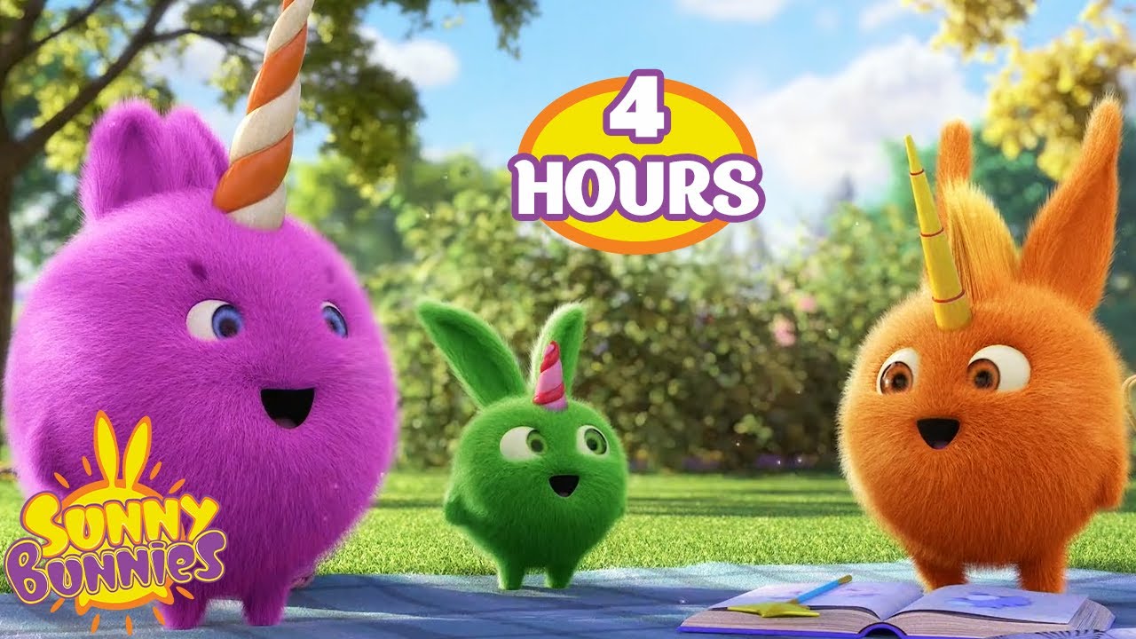 What happens when the Sunny Bunnies become UNICORNS? | 4 hours of Full Sunny Bunnies Episodes!