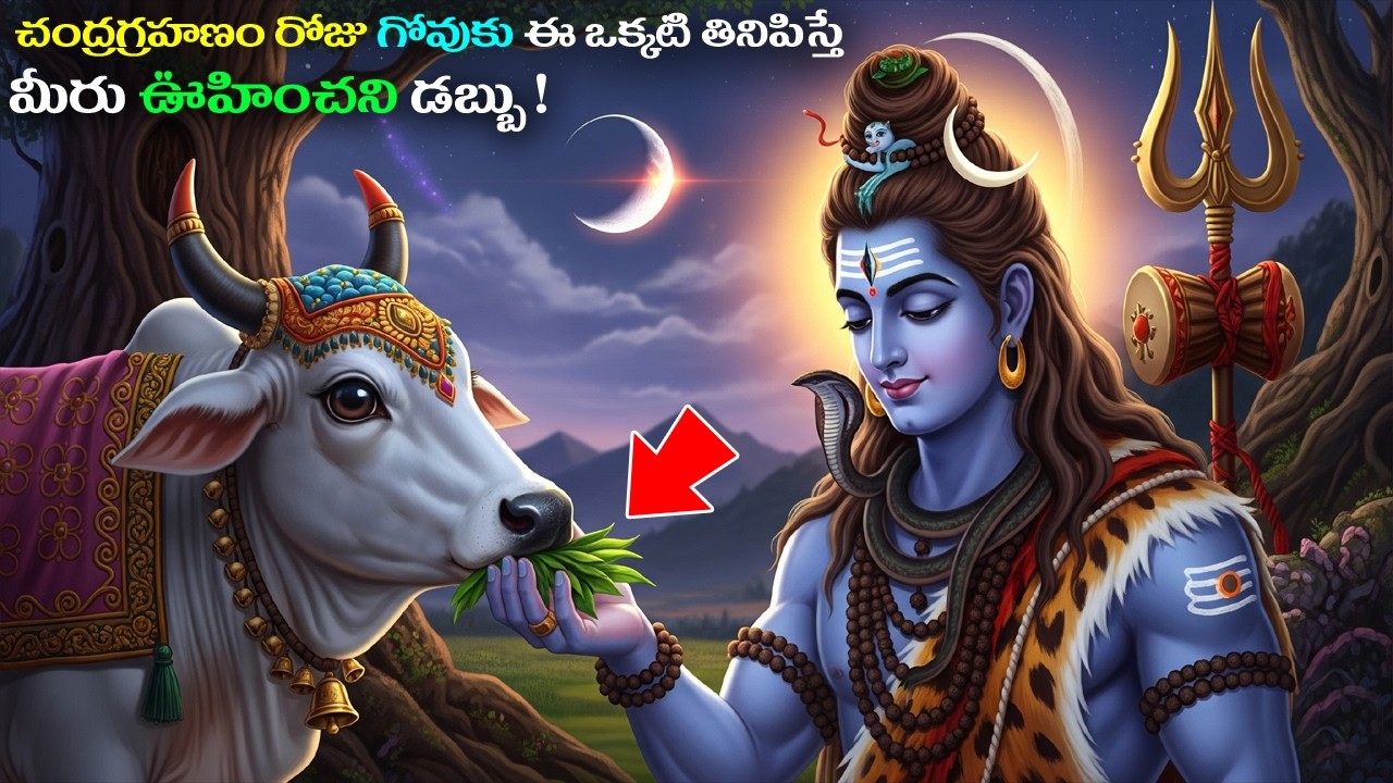 చంద్రగ్రహణం రోజు గోవుకు ఈ ఒక్కటి తినిపిస్తే మీరు ఉహించని డబ్బు ! || #chandragrahan2026
