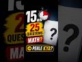 15 Minutes Me 25 Maths Questions? Pehle Kya Karna Chahiye? 🤯 | SSC Maths Strategy