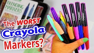 I WANT MY MONEY BACK CRAYOLA! ...Blend & Shade Marker Review