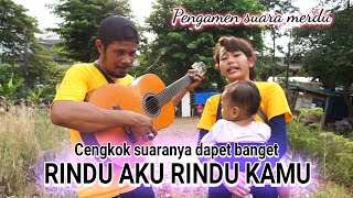 Wulan pengamen suara merdu bawakan lagu rindu aku rindu kamu..!!!cengkok suaranya enak banget