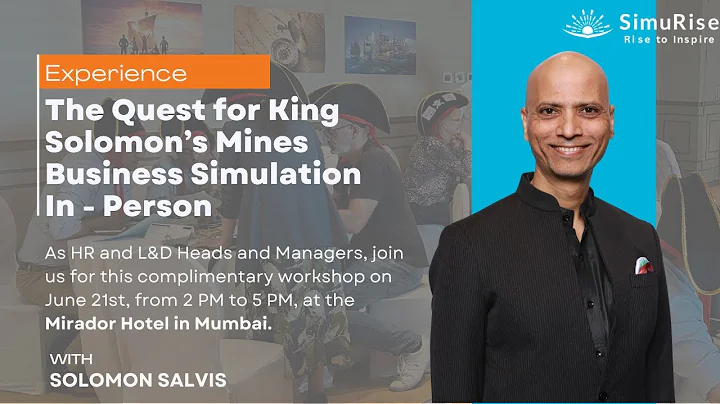 The Quest for King Solomon's Mines - In Person