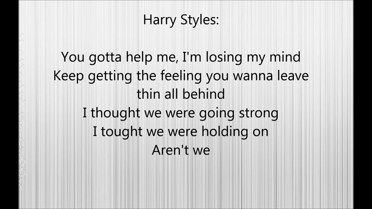 History lyrics YouTube