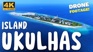 ⛱️UKULHAS ISLAND on Maldives  ⛱️ 4K | 🚤⛱🏝 | Drone 🛶🤿🐠