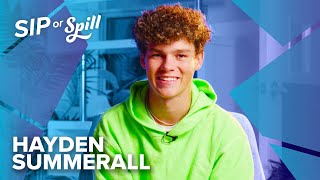 Hayden Summerall | “The craziest thing I've done?” | Sip or Spill Q&A