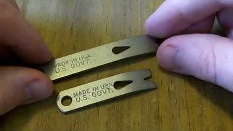 CountyComm Titanium Micro Widgy & Pico Widgy bar - EDC UK