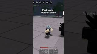 Useful Garou combo #tsb #roblox