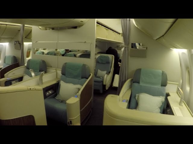 Flight Report ICN-PEK Korean Air First Class 777-200 Kosmo Suite
