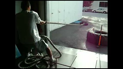 Robert Gieser - Weighted Rope Pulls
