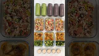 Healthy High Protein Meal Prep for the week! #mealprep