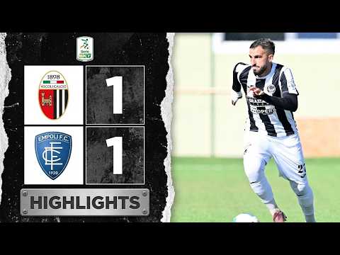 Ascoli – Empoli | Sintesi della Partita | Gol e Highlights | Serie B