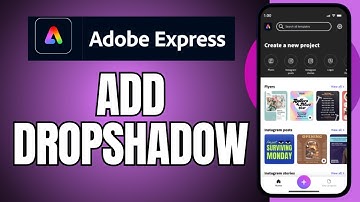 How to Add Drop Shadow in Adobe Express 2025?