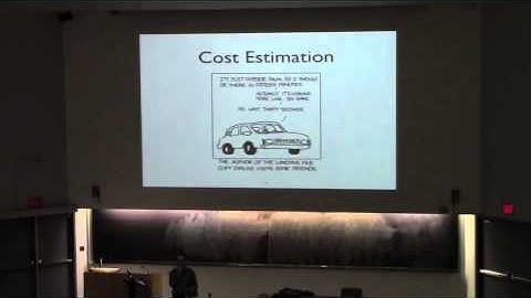 CSE 562 Class 10 Cost Estimation