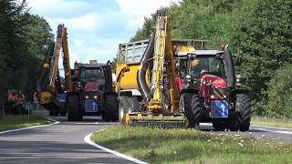 VAN DER WEERD BV MASSEY FERGUSON 7618 MET EEN HERDER MAAI ZUIGCOMBINATIE BERMMAAIEN