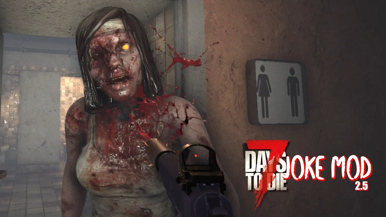 Almost cooked at Mama Pizza! | 7 Days to Die 2.5 Joke Mod | Day 24