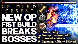 Crimson Desert - New INFINITE Lightning Combo is OP - Best Highest Damage Punch Fist Build Guide! Content