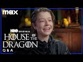 Emma D'Arcy & Olivia Cooke Try Interviewing Each Other | House of the Dragon | Max