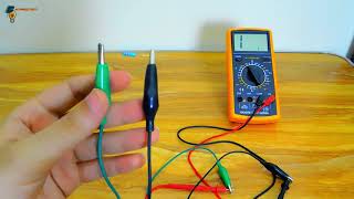 شرح استخدام الافوميتر لقياسات الامبير و الجهد و المقاومة و المكثفات Digital Multimeter