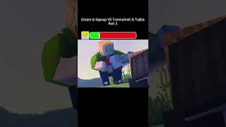 Dream VS TommyInnit Part 5... who will win? #minecraft #dream #animation #memes #shorts #dreamsmp