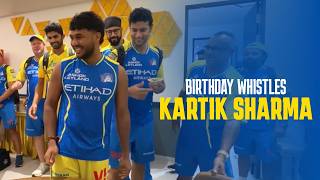 Birthday Whistles Kartik Sharma Whistlepodu Csk