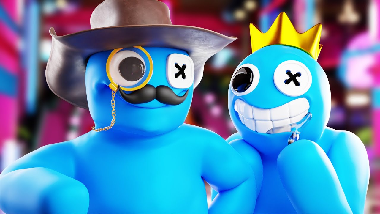 BLUE has a TWIN BROTHER! Roblox Rainbow Friends Animation 