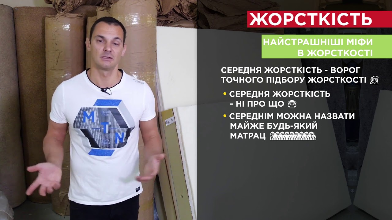 1. Жорсткість: 10 складних питань вибору матраца (Жесткость: 10 сложных вопросов выбора матраса)