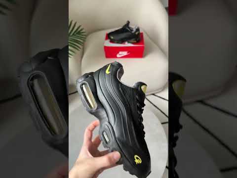 Кросівки чоловічі Air Max 95 x Corteiz Black Tour Yellow, видео 1