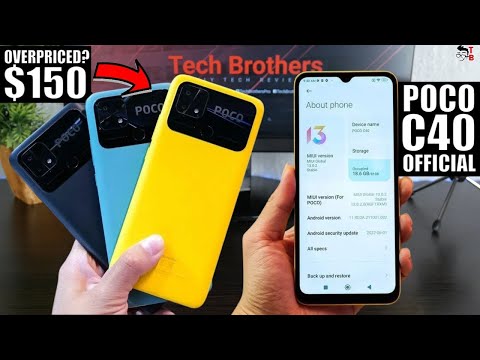 POCO C40 Is OFFICIAL! Is It Overpriced? What Is JLQ JR510?