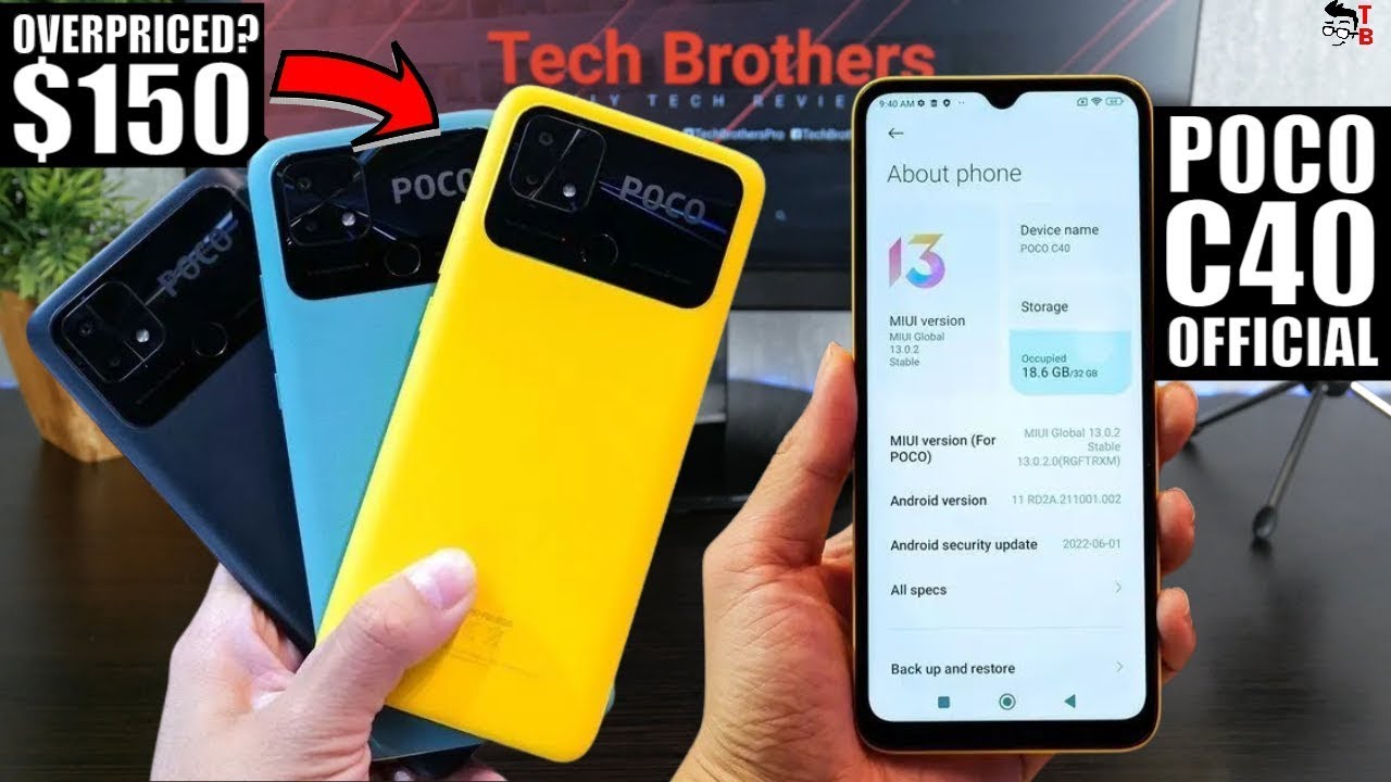 video Xiaomi Poco C40