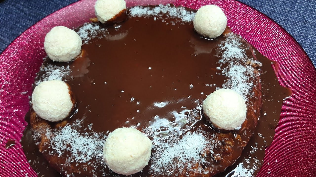 BIZCOFLAN DE COCO Y CHOCOLATE SIN HORNO EN 10 MINUTOS  - MICROPLUS